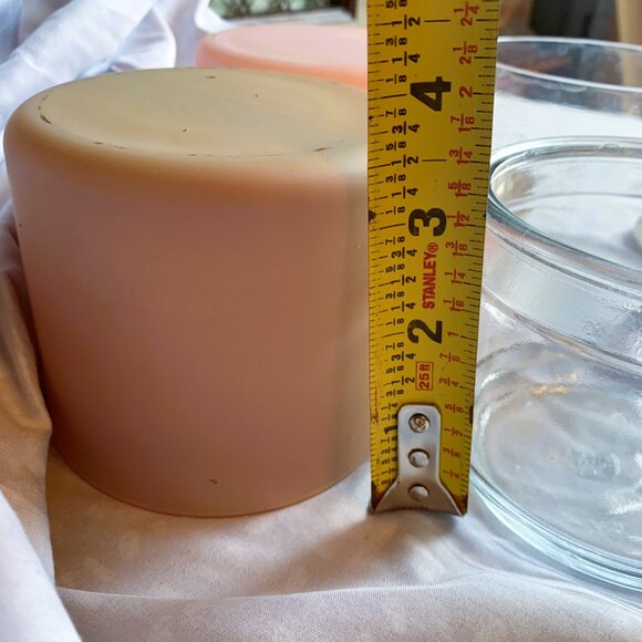 CANDLE JARS - 4 Empty Bath & Body Works, White Barn 3 Wick w/ lids, clean DIY - Picture 7 of 7